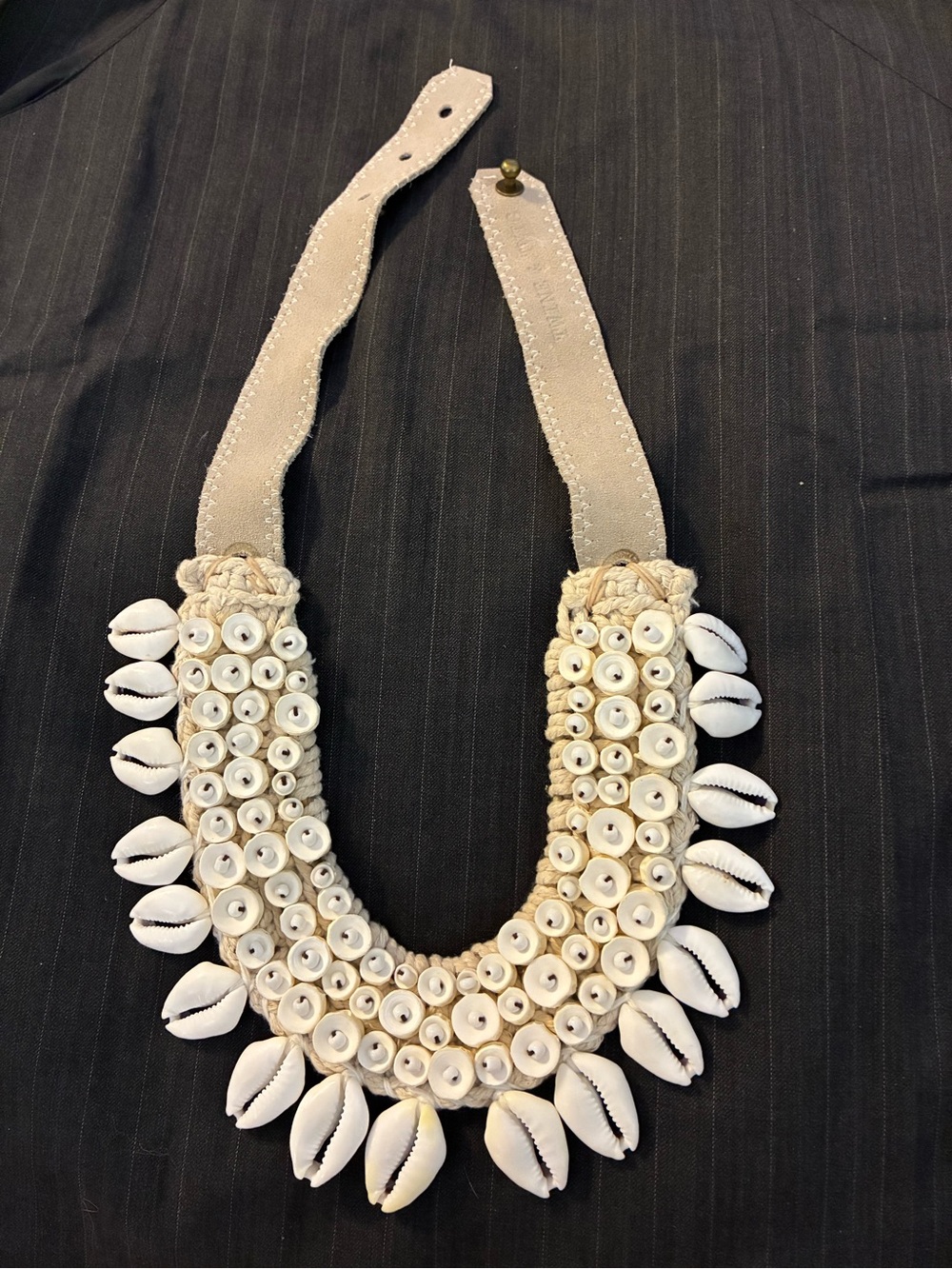 Twine & Twig Cowrie Collar Necklace